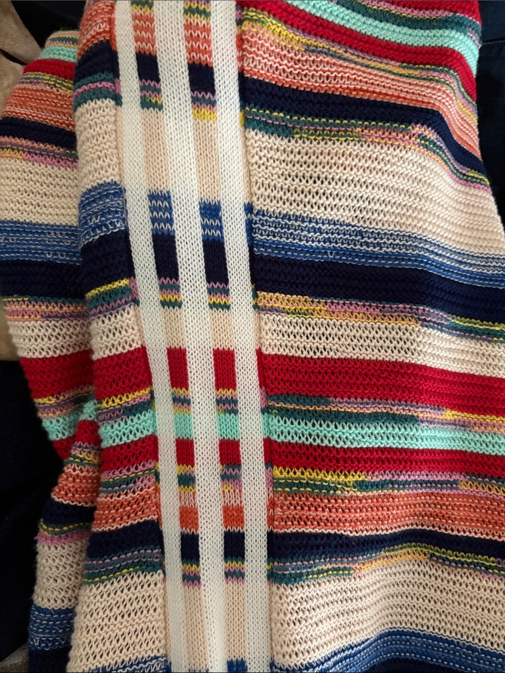 adidas x KSENIASCHNAIDER Lifestyle Stripe Halter Cotton Blend Minidress - Picture 8 of 9